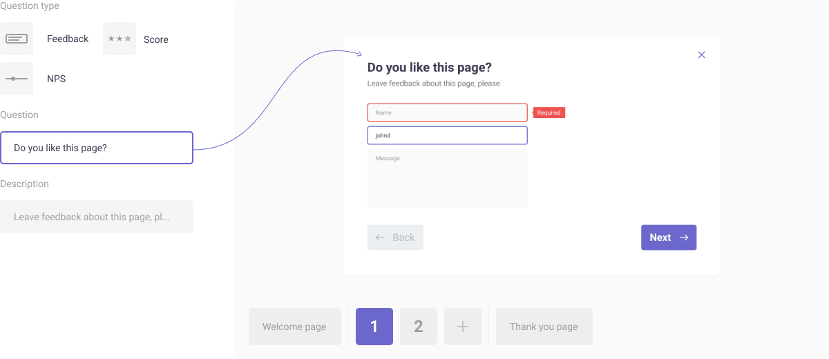 Simple Editor - Feedback & NPS